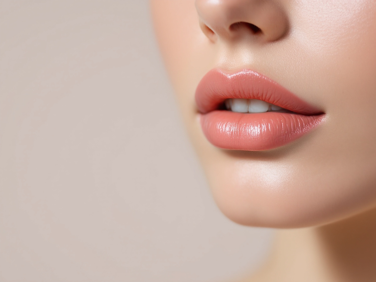 Lèvres légèrement teintées après une pigmentation candy lips
